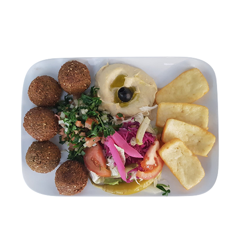 Combi Platte Halloumi-Falafel