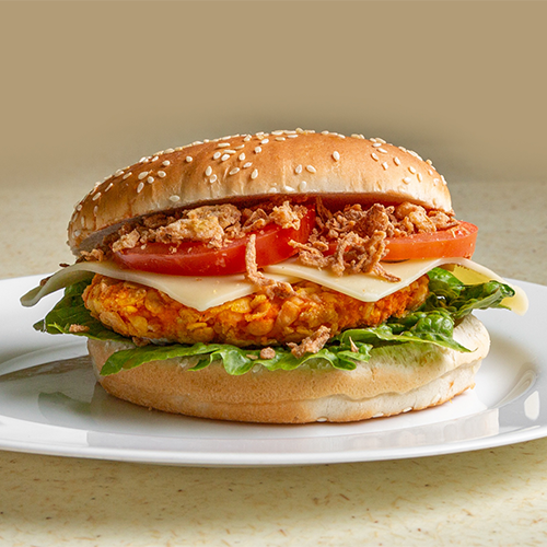 Crunchy Caesar Burger