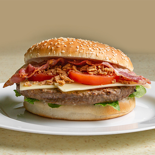 Röstzwiebel Bacon Burger
