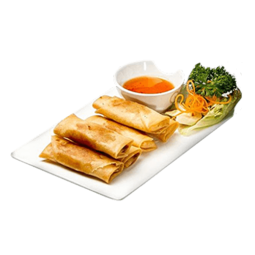 Vegetarische Frühlingsrollen (6 Stück)