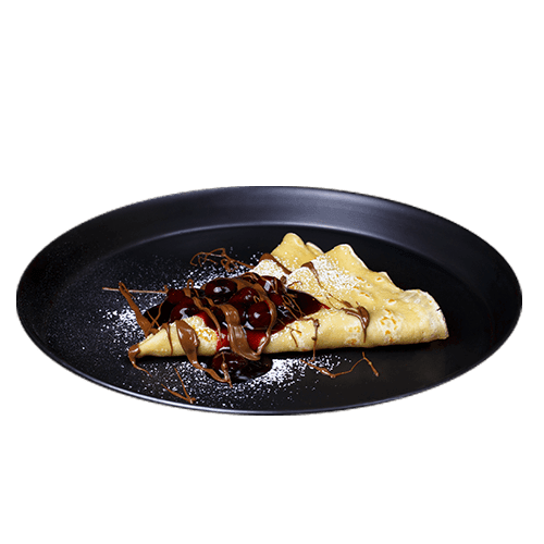 Nutella-Kirsch Crêpe