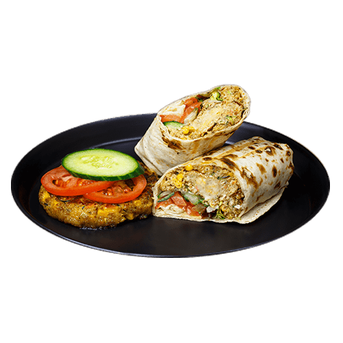 Wrap Veggie Burger (vegetarian)