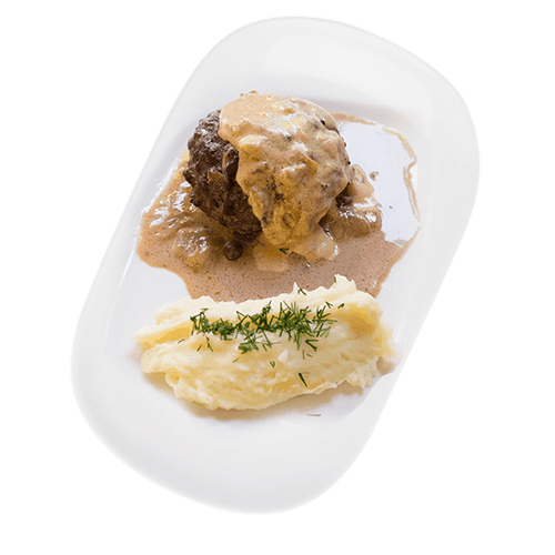 Minced Steak in Red Wine Sauce