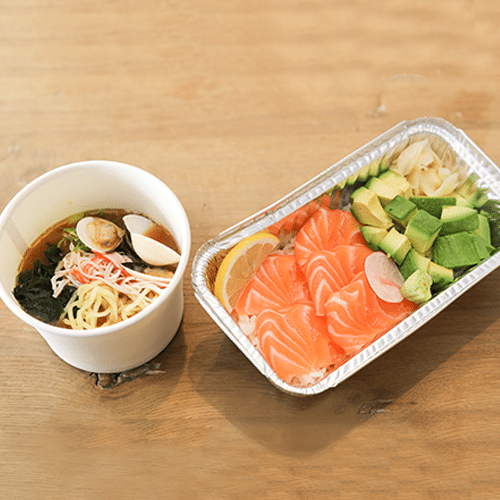 Sake Avo Ramen Set