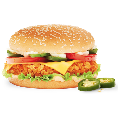 Hot Crunchy Cheese Burger