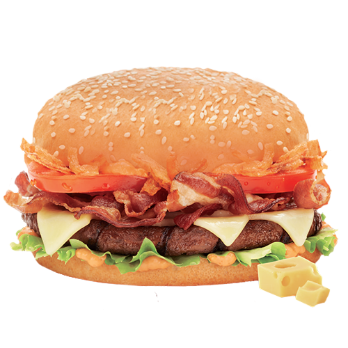Röstzwiebel-Bacon Burger Double me