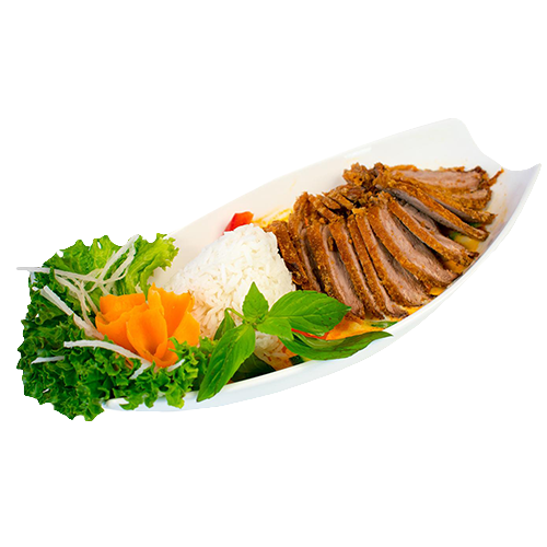 Wok Gericht mit cremiger roter Currysauce (pikant)