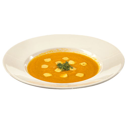 Hausgemachte Karotten-Ingwersuppe