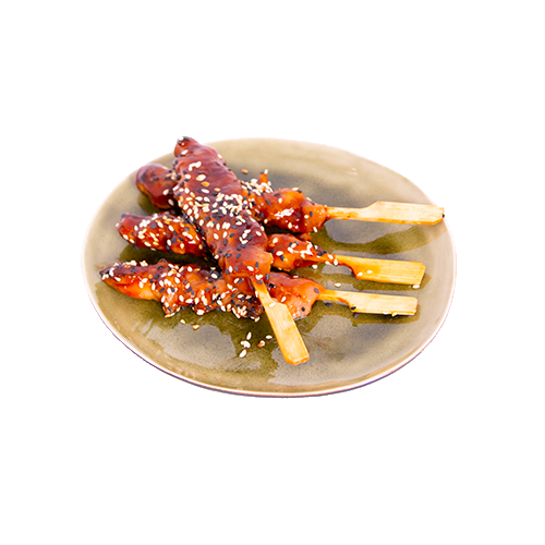 Yakitori Hähnchenspieße (4 Stück)