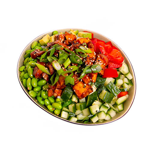 Teriyaki Chicken Poke Bowl