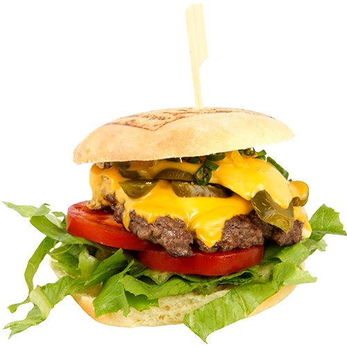 Chili-Habanero-Burger ohne Pommes