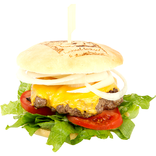 Cheese-Burger ohne Pommes