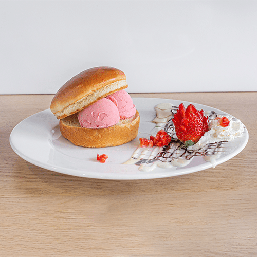 Eisburger Zitrone (vegan)