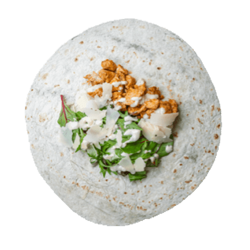 Caesar Veggie Chicken Wrap