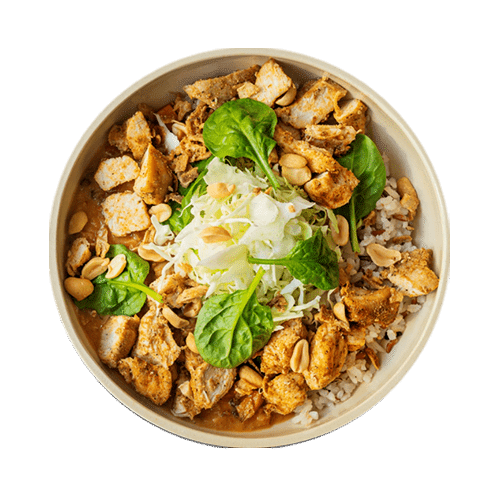 Chicken Thai Rice Bowl (laktosefrei)