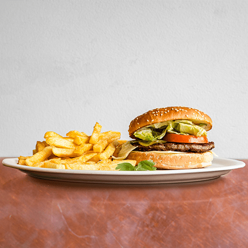 Cheeseburger komplett