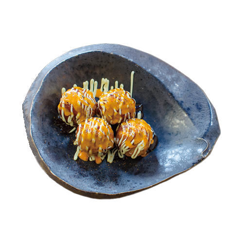 Piri Kara Takoyaki (4 Stück)