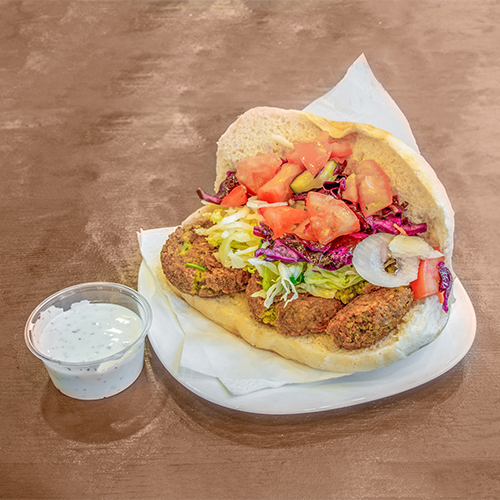 Falafel im Brot