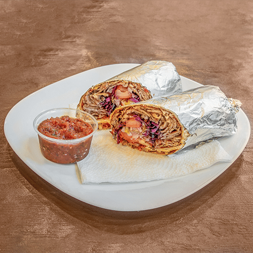 Lahmacun mit Kalbfleisch