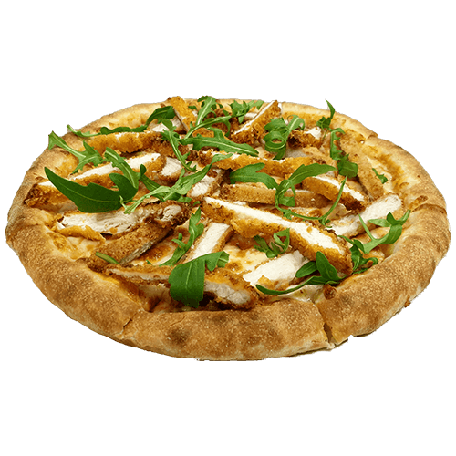 Pizza Fried Chicken-Fried Pork