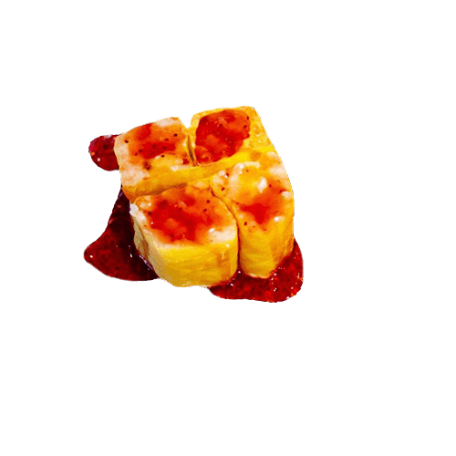 Süße Sushi Rolle (6 Stück)