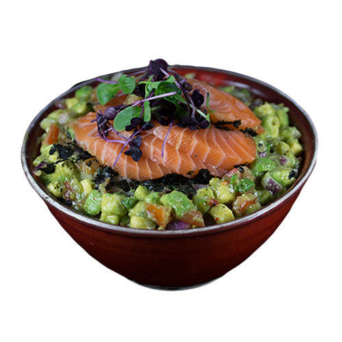 Lachs Avocado Bowl