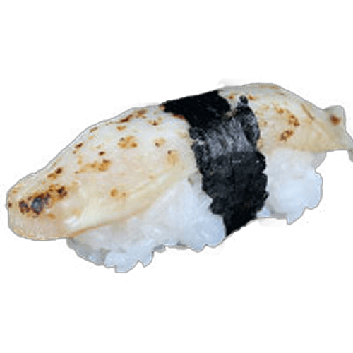 Hotategai Nigiri flambiert (2 Stück)