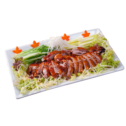 1/2 knusprig gegrillte Ente