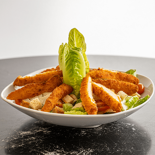 Großer Caesar Salat mit Hähnchenbrust
