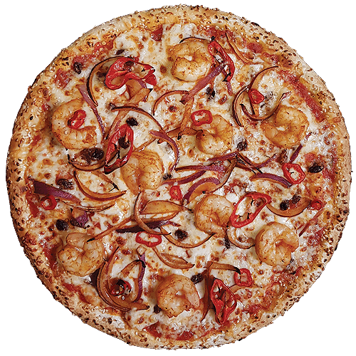 Pizza Spicy Shrimp (scharf)