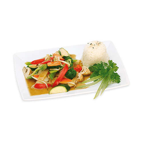 Wok vegetables (vegetarian)