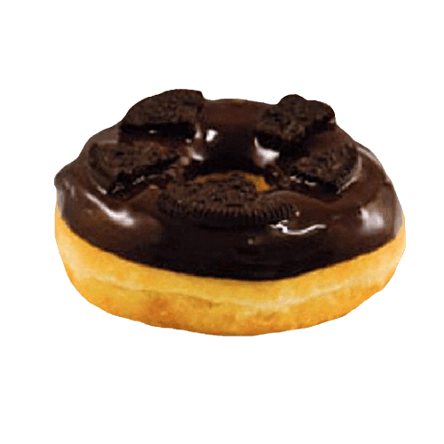 Oreo Cream Black Donut