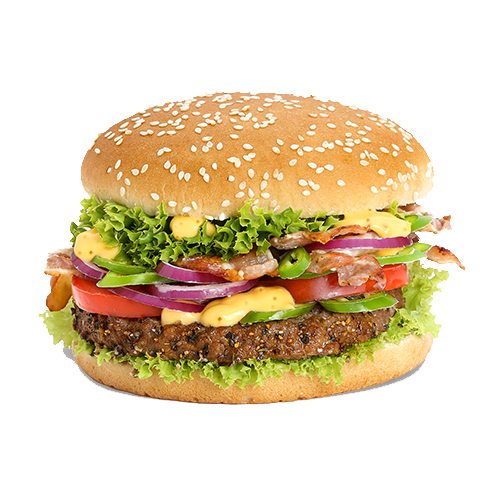 Chili-Cheese Burger (scharf)
