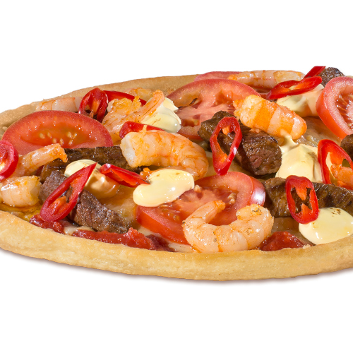 Pizza Surf und Turf (scharf)