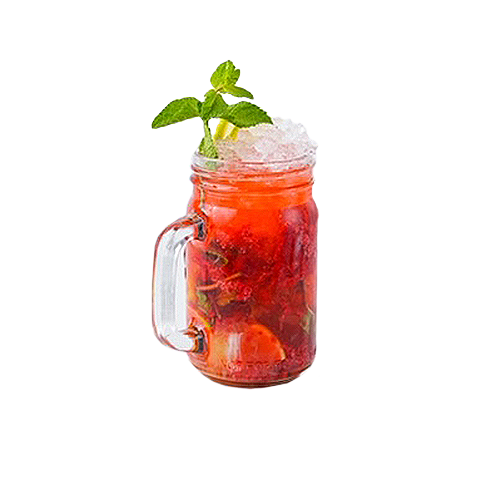 Himbeer-Mojito Cocktail