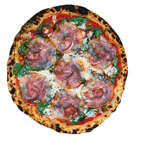 Pizza Pancetta e Spinaci