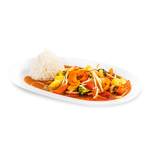Süß-Sauer-Sauce mit Gemüse