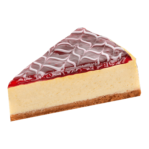 Käsekuchen mit Himbeere