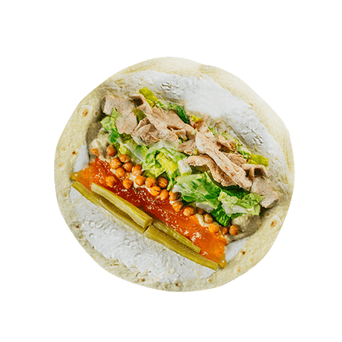 Hummus Chicken Wrap