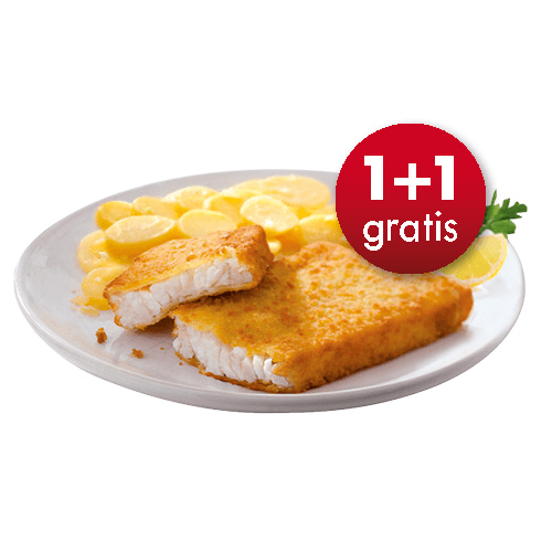 2 x Alaska Seelachs gebacken