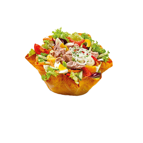 Salat Thunfisch Tortilla