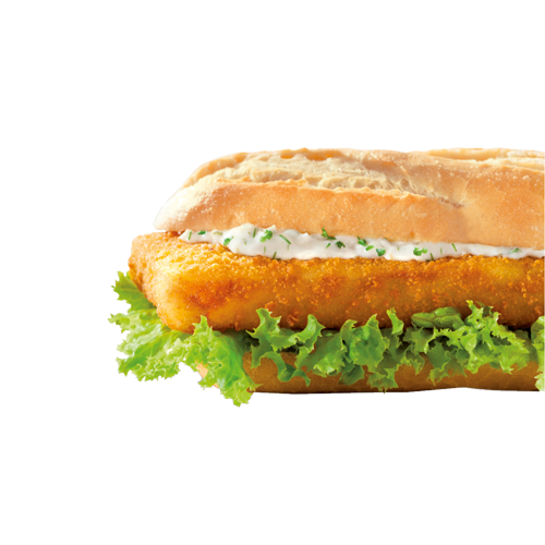 Backfisch-Baguette doppelt