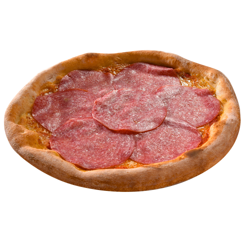 Pizza mit milder Salami