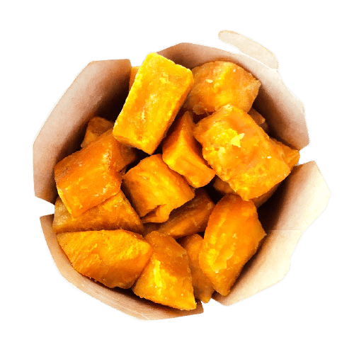 Süßkartoffel-Würfel