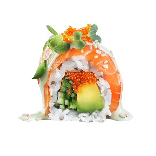 Inside Out Salmon on Top
