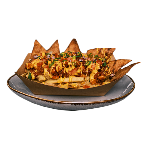Rustic Chili Cheese-Fries