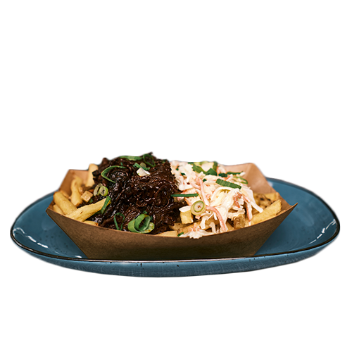 Rustic Pulled Pork-Fries