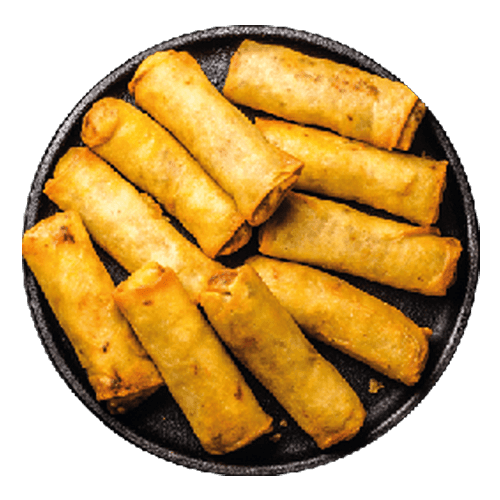 Vegetarische Mini Frühlingsrollen (10 Stück)