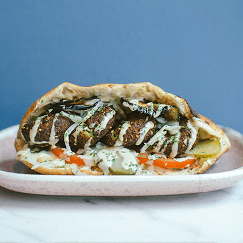 Sandwich Falafel-Hummus