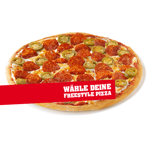 Mittag Freestyle Single Pizza nach Wahl SINGLE CA. 26CM